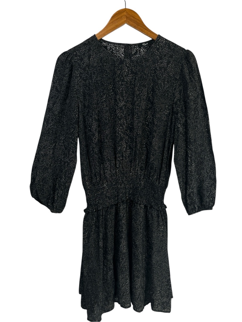 Rails Inez Dress Slate Python Print Casual Women's Small - Picture 3 of 10